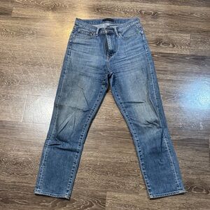 Uniqlo Blue Straight-Leg Denim Jeans